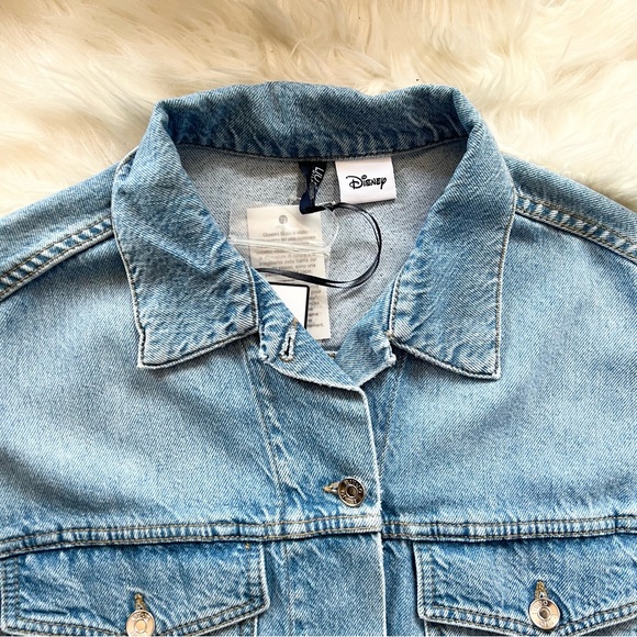 New! Rare LIU JO Disney Minnie Mouse Oversized Denim Vest - Picture 7 of 13